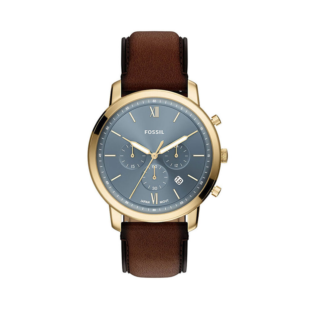 Montre Fossil Neutra Chrono Bleu - Montres &eacute;tanches Homme | Marc Orian