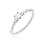 Bague Solitaire Or Blanc Nyala Diamants - Solitaires Femme | Marc Orian