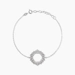 Bracelet Doretta Argent Blanc Oxyde De Zirconium - Bracelets fantaisie Femme | Marc Orian