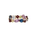 Bague Leonice Or Rose Topaze Amethyste - Bagues pierres fines Femme | Marc Orian