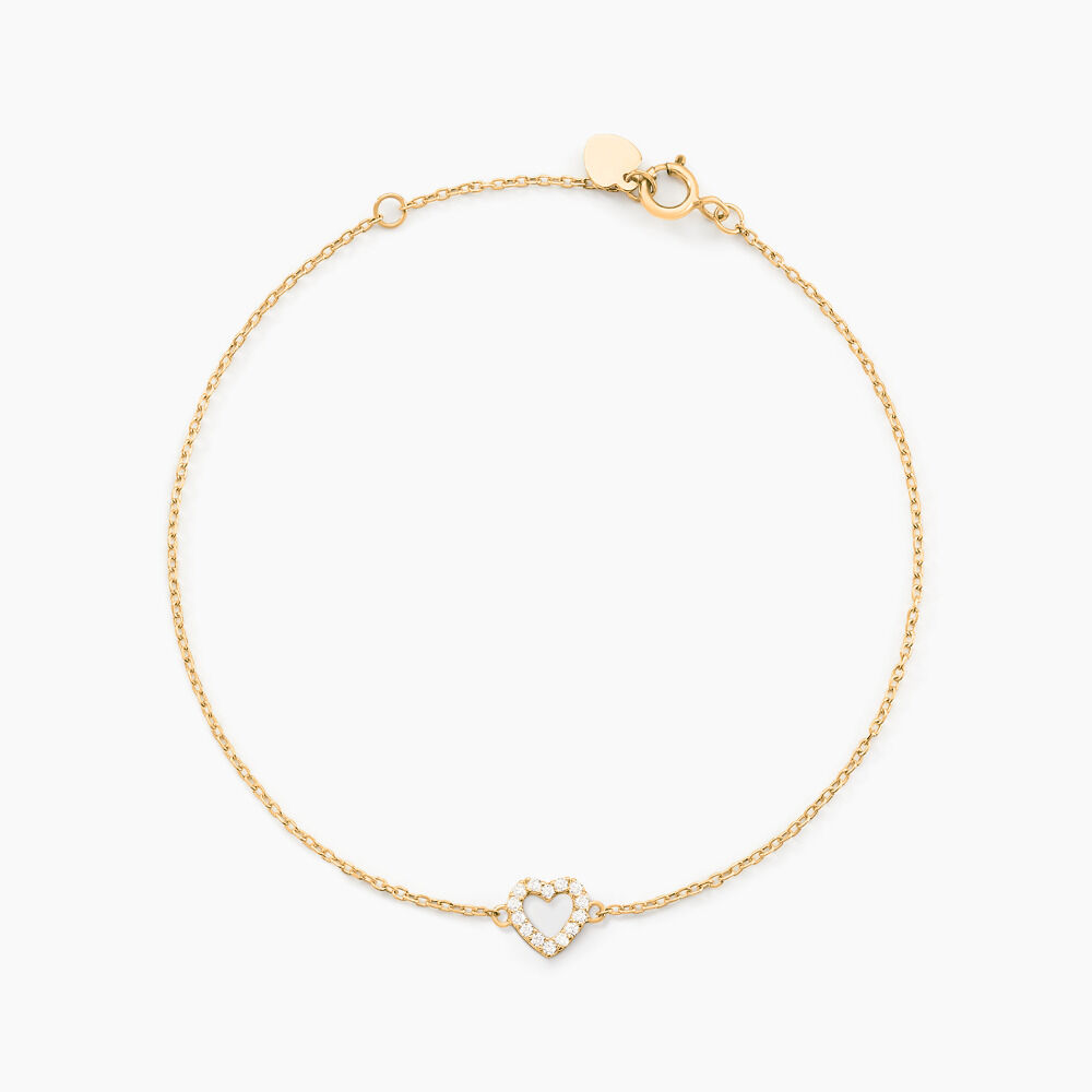 Bracelet Eufemia Or Jaune Oxyde De Zirconium - Bracelets chaînes Femme | Marc Orian