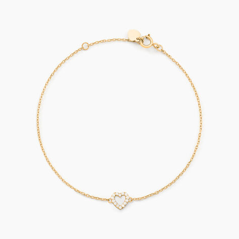Bracelet Eufemia Or Jaune Oxyde De Zirconium - Bracelets chaînes Femme | Marc Orian