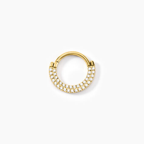 Piercing Septum Bettris Acier Jaune Oxyde De Zirconium - Bijoux fantaisie Femme | Marc Orian