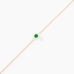 Bracelet Or Jaune Onora Emeraude - Bracelets cha&icirc;nes Femme | Marc Orian