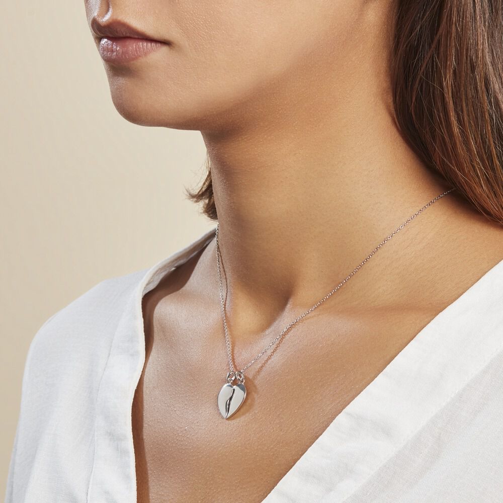 Pendentif Axelia Argent Blanc - Bijoux personnalisés Unisex | Marc Orian