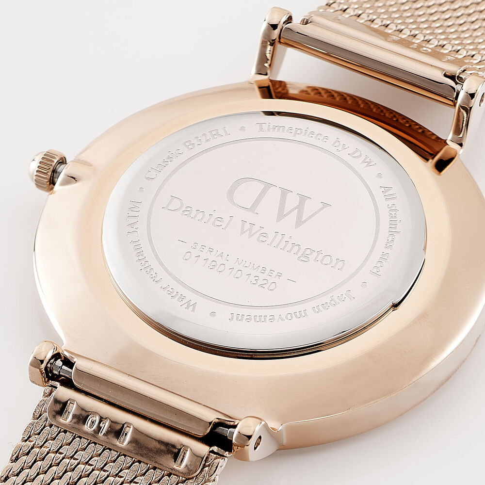 Montre Daniel Wellington Classic Melrose Noir - Montres &eacute;tanches Femme | Marc Orian