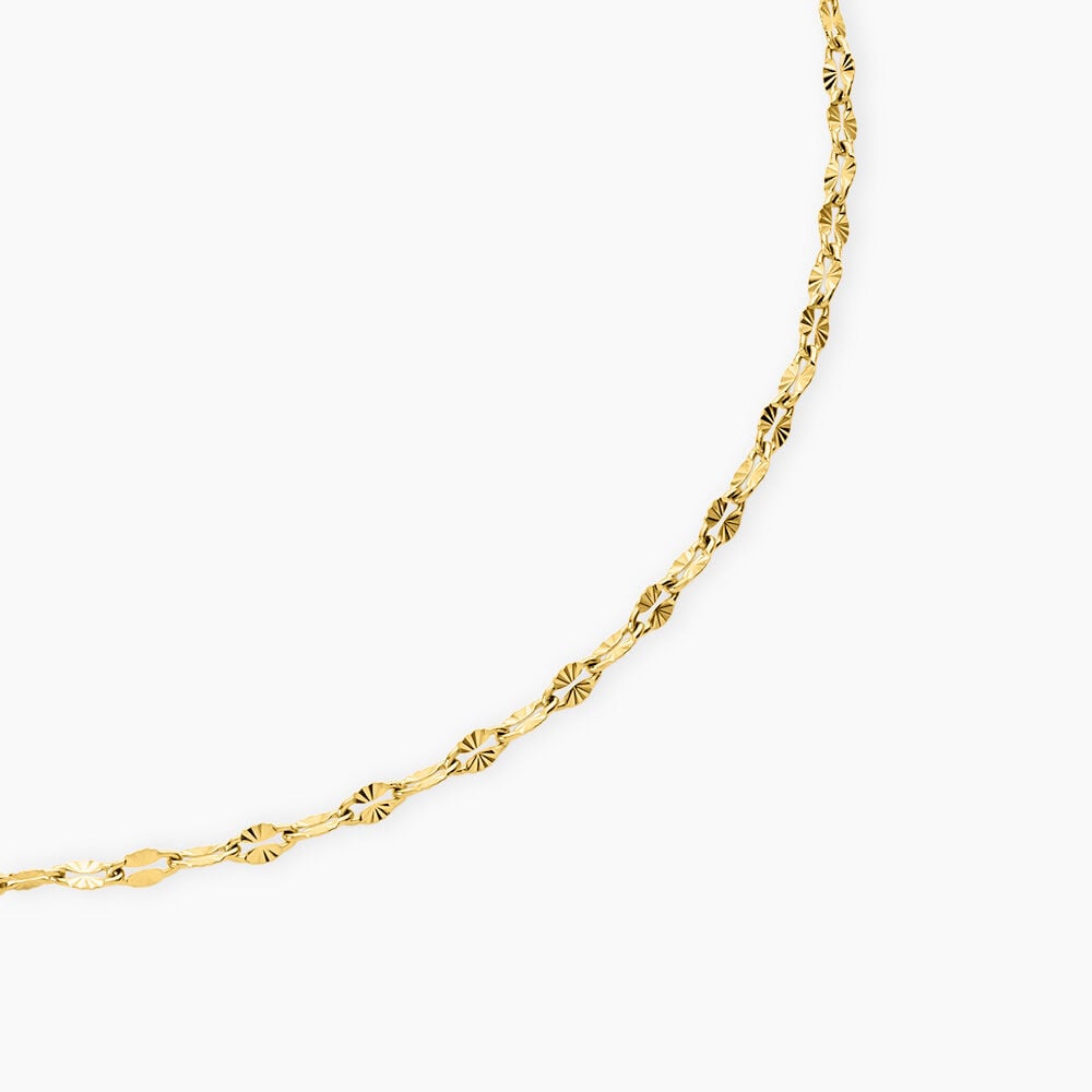 Chaine Annette Acier Jaune - Colliers fantaisie Femme | Marc Orian