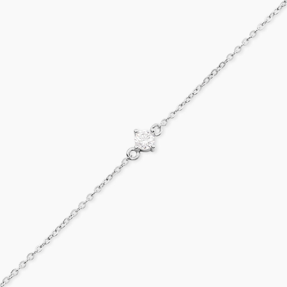 Bracelet Ma&euml;la Argent Blanc Oxyde De Zirconium - Bracelets fantaisie Femme | Marc Orian