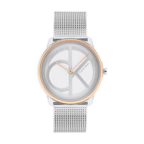 Montre Calvin Klein Iconic Mesh Argent - Montres étanches Femme | Marc Orian