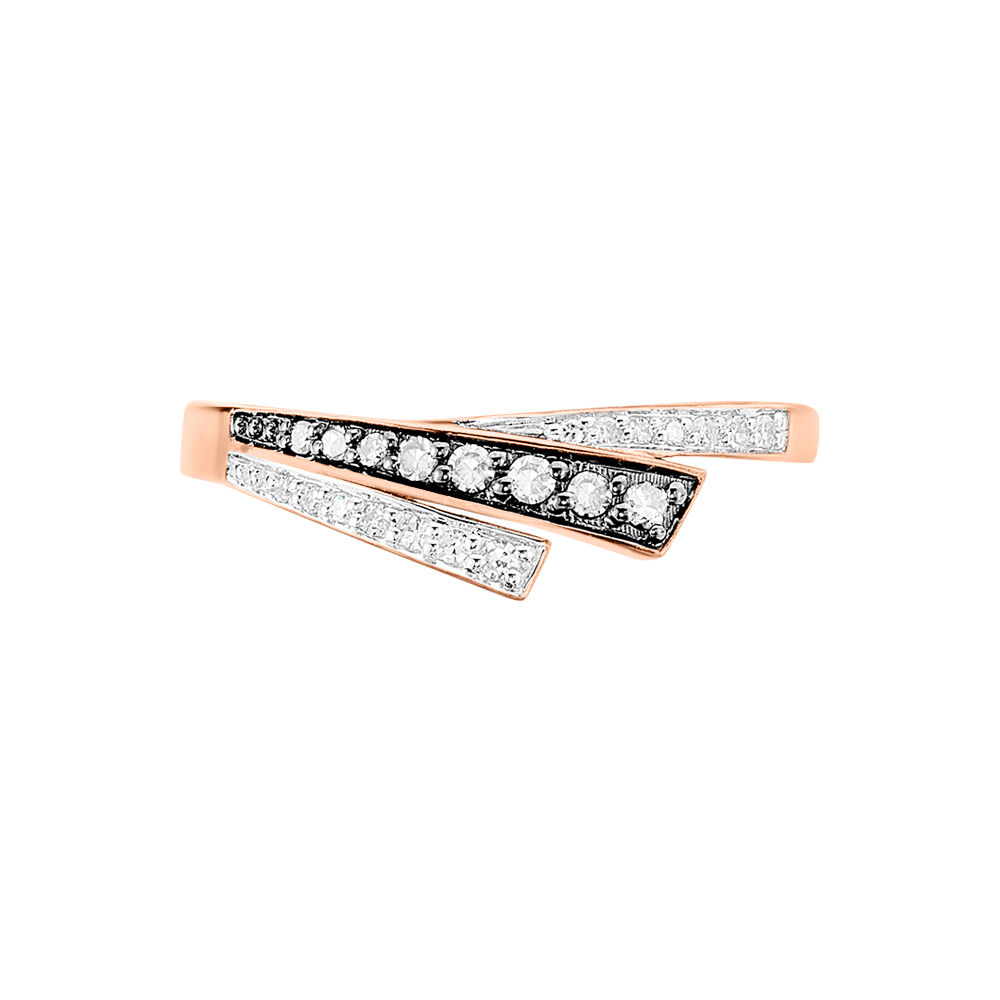 Bague Maelys Or Rose Diamant - Bagues pierres pr&eacute;cieuses Femme | Marc Orian