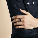 Chevali&egrave;re Argent Blanc Python Email Et Oxyde De Zirconium - Solitaires Homme | Marc Orian