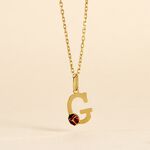 Pendentif Helidie Coccinelle Lettre Or Jaune - Pendentifs Enfant | Marc Orian