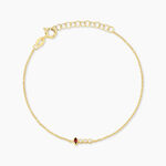 Bracelet Poem Argent Jaune Rhodolite Oxyde De Zirconium - Bracelets fantaisie Femme | Marc Orian