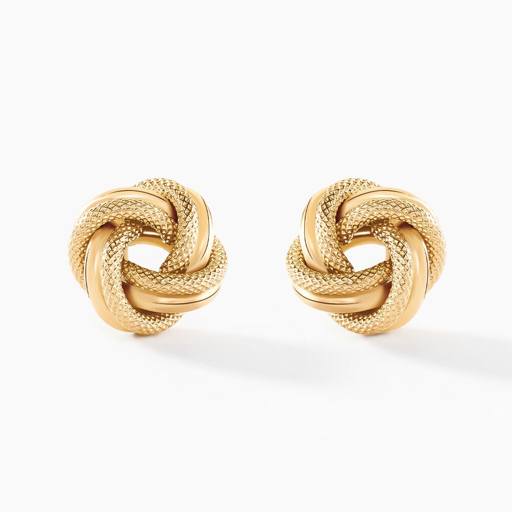 Boucles D'oreilles Puces Grover Or Jaune - Puces Femme | Marc Orian