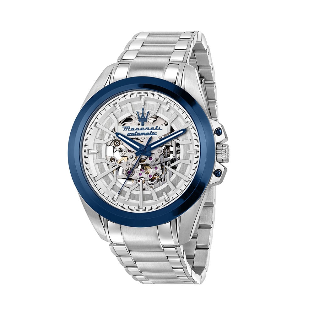 Montre Maserati Traguardo Argent&eacute; - Montres automatiques Homme | Marc Orian