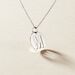 Pendentif Elio M Argent Blanc - Bijoux fantaisie Famille | Marc Orian