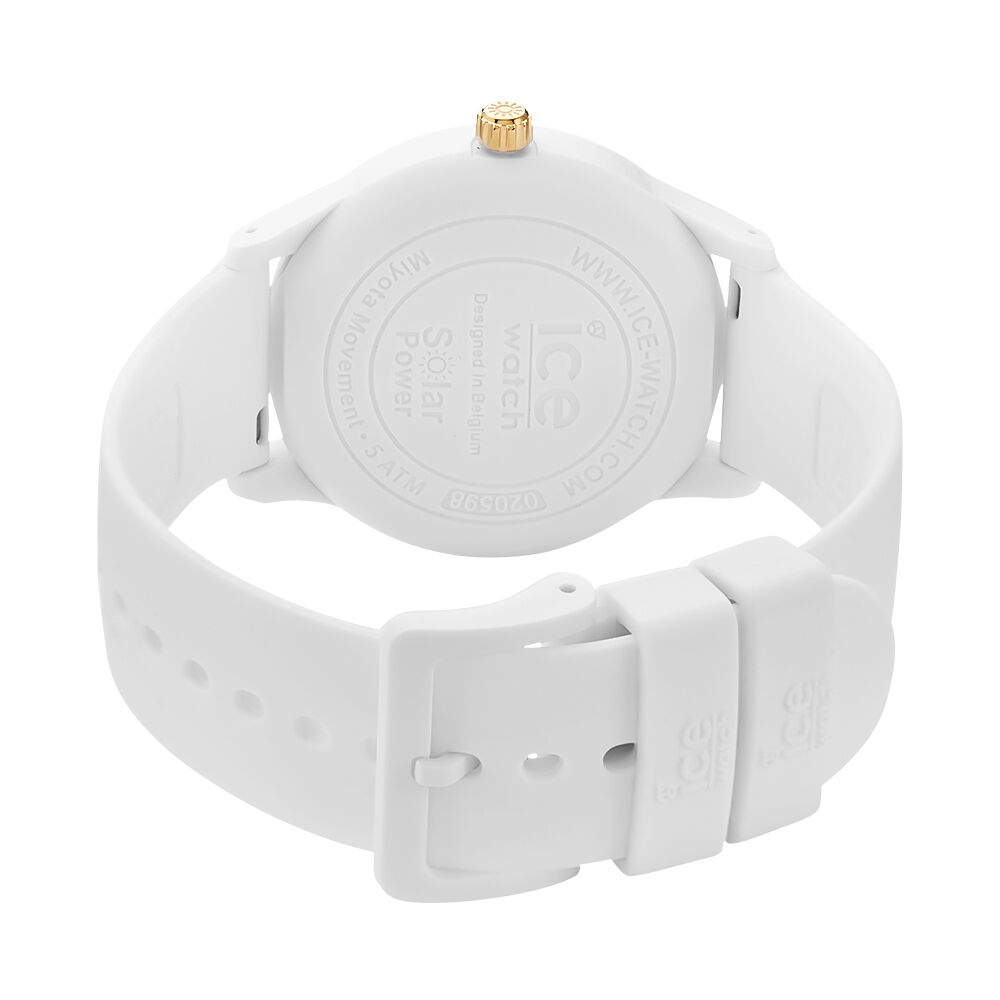 Montre Ice Watch Solar Power Blanc - Montres &eacute;tanches Femme | Marc Orian