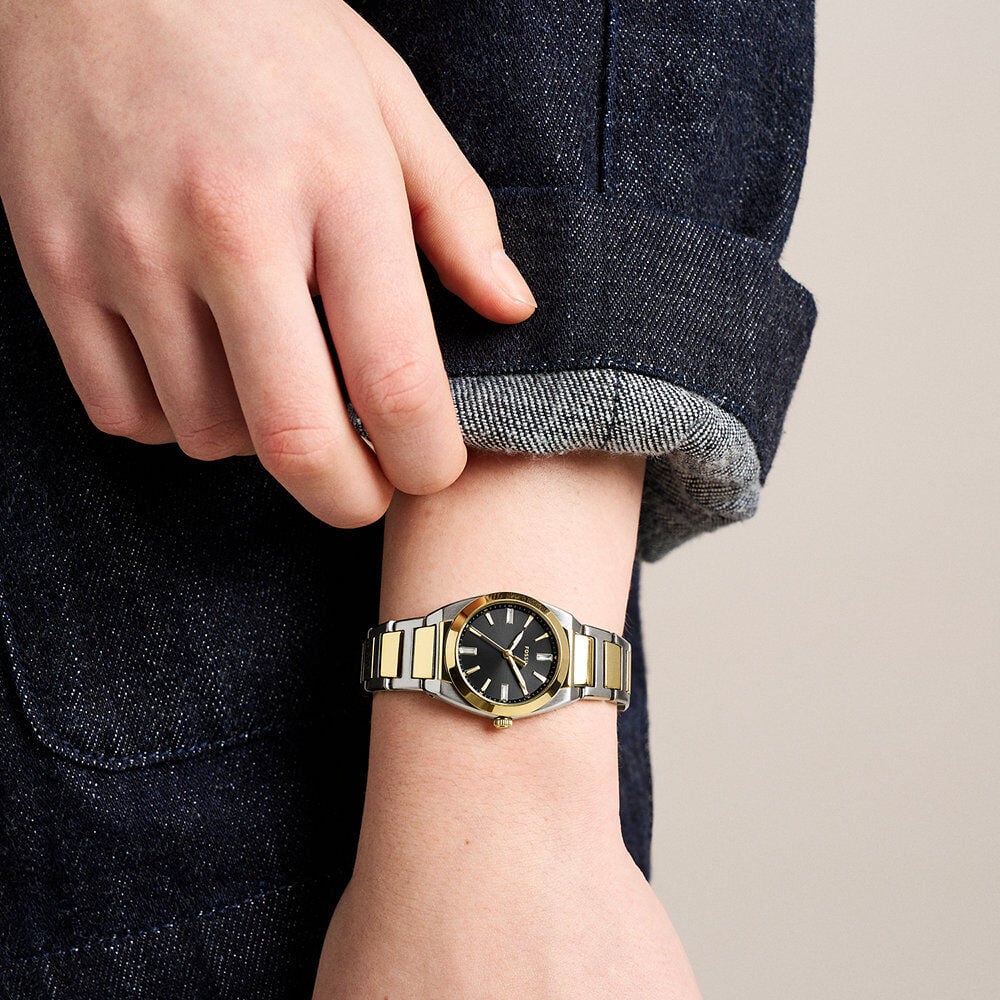 Montre Fossil Everett Femme Noir - Montres &eacute;tanches Femme | Marc Orian