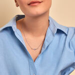 Collier Miline Argent Blanc Oxyde De Zirconium - Colliers avec pierres Femme | Marc Orian