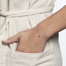 Bracelet Spirit Argent Blanc Oxyde De Zirconium - Bracelets chaînes Femme | Marc Orian