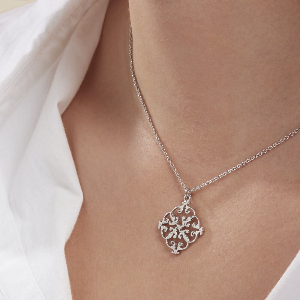 Collier Raelene Argent Blanc - Colliers ete Femme | Marc Orian
