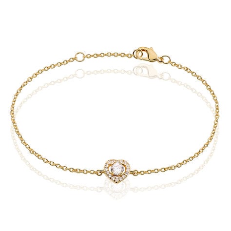 Bracelet Alais Plaque Or Jaune Oxyde De Zirconium - Bracelets fantaisie Femme | Marc Orian