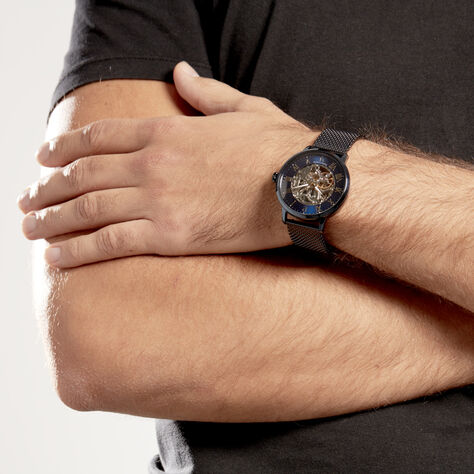 Montre Pierre Lannier Collection Automatic Bleu - Montres automatique Homme | Marc Orian
