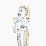 Bague Solitaire Or Jaune Anthyme Oxyde De Zirconium - Solitaires Femme | Marc Orian