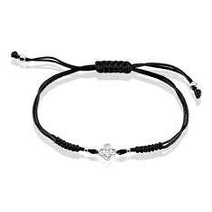 Bracelet Maryame Argent Blanc Oxyde De Zirconium - Bracelets cordons Femme | Marc Orian