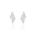 Boucles D'oreilles Puces Marnie Or Blanc Diamant - Pendantes Femme | Marc Orian