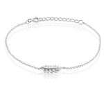 Bracelet Aleyna Argent Blanc Oxyde De Zirconium - Bracelets fantaisie Femme | Marc Orian