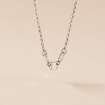 Collier Nissa Argent Blanc - Colliers fantaisie Femme | Marc Orian