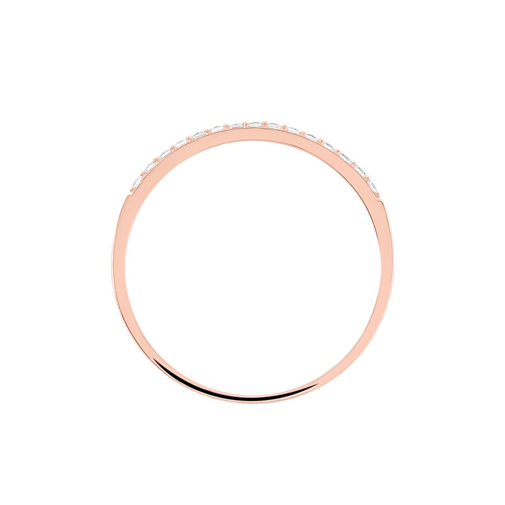 Alliance Klimka Or Rose Oxyde De Zirconium - Alliances duo Femme | Marc Orian