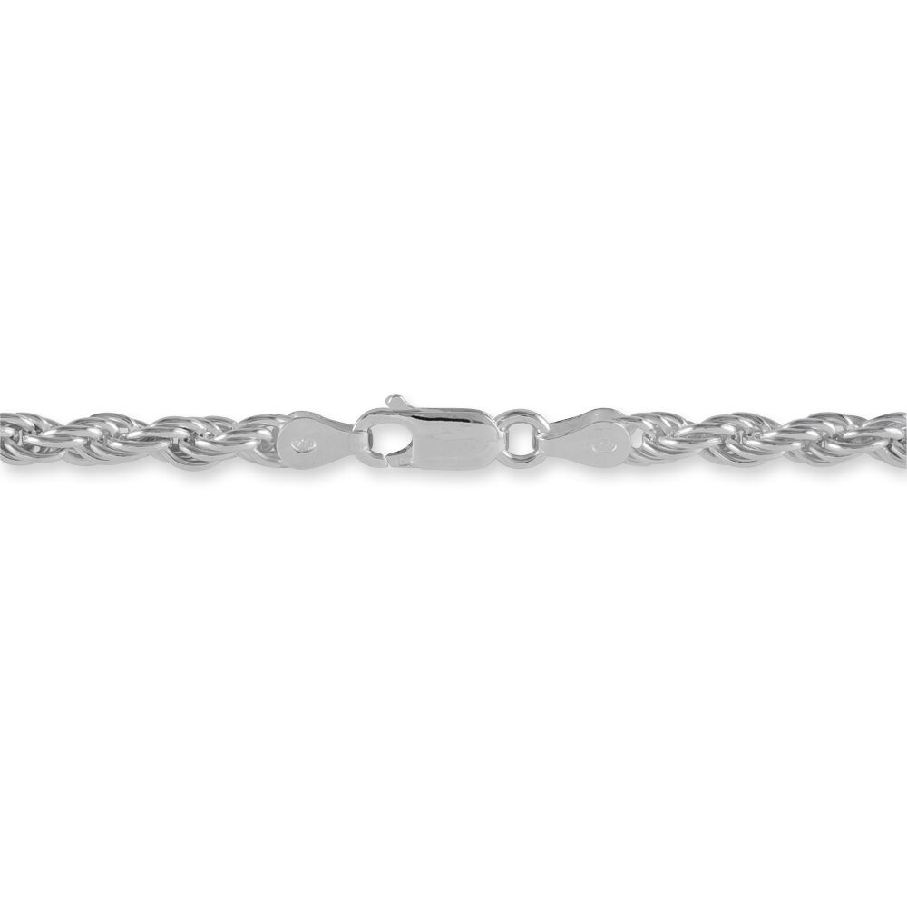 Bracelet Cacilda Maille Corde Argent Blanc - Bracelets mailles Femme | Marc Orian