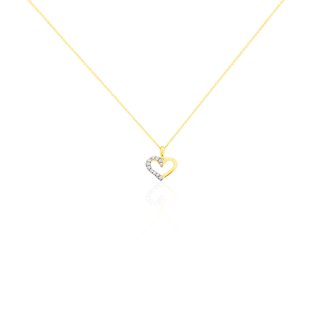Collier Christine Or Jaune Diamant - Colliers avec pierres Femme | Marc Orian