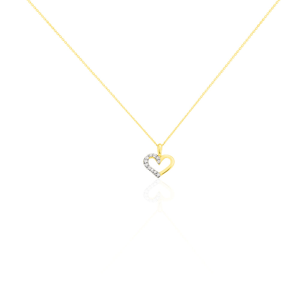 Collier Christine Or Jaune Diamant - Colliers avec pierres Femme | Marc Orian