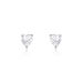 Boucles D'oreilles Puces Breana Argent Blanc Oxyde De Zirconium - Puces Femme | Marc Orian