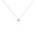 Collier Solitaire Argent Blanc Rio Santa Teresa Oxyde De Zirconium - Colliers solitaires Femme | Marc Orian