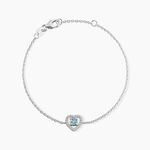 Bracelet Suzon Argent Blanc Oxyde De Zirconium - Bracelets fantaisie Femme | Marc Orian