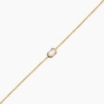 Bracelet Nymphe Argent Dor&eacute; A L'Or 750/1000 Nacre - Bracelets cha&icirc;nes Femme | Marc Orian
