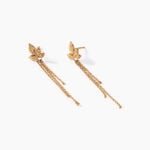 Boucles D'oreilles Pendantes Althea Plaqu&eacute; Or Dor&eacute; - Pendantes Femme | Marc Orian