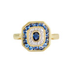 Bague Hans Plaqu&eacute; Or Oxyde Pierre - Bagues avec pierre Femme | Marc Orian