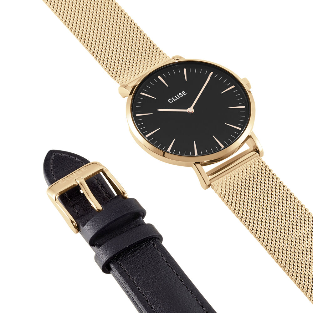 Coffret Montre Cluse Boho Chic Noir HIMFRQN0MZ0 Marc Orian