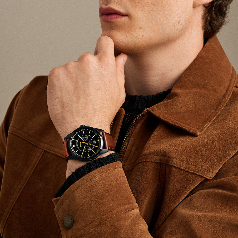 Montre Fossil Pearson Noir - Montres &eacute;tanches Homme | Marc Orian
