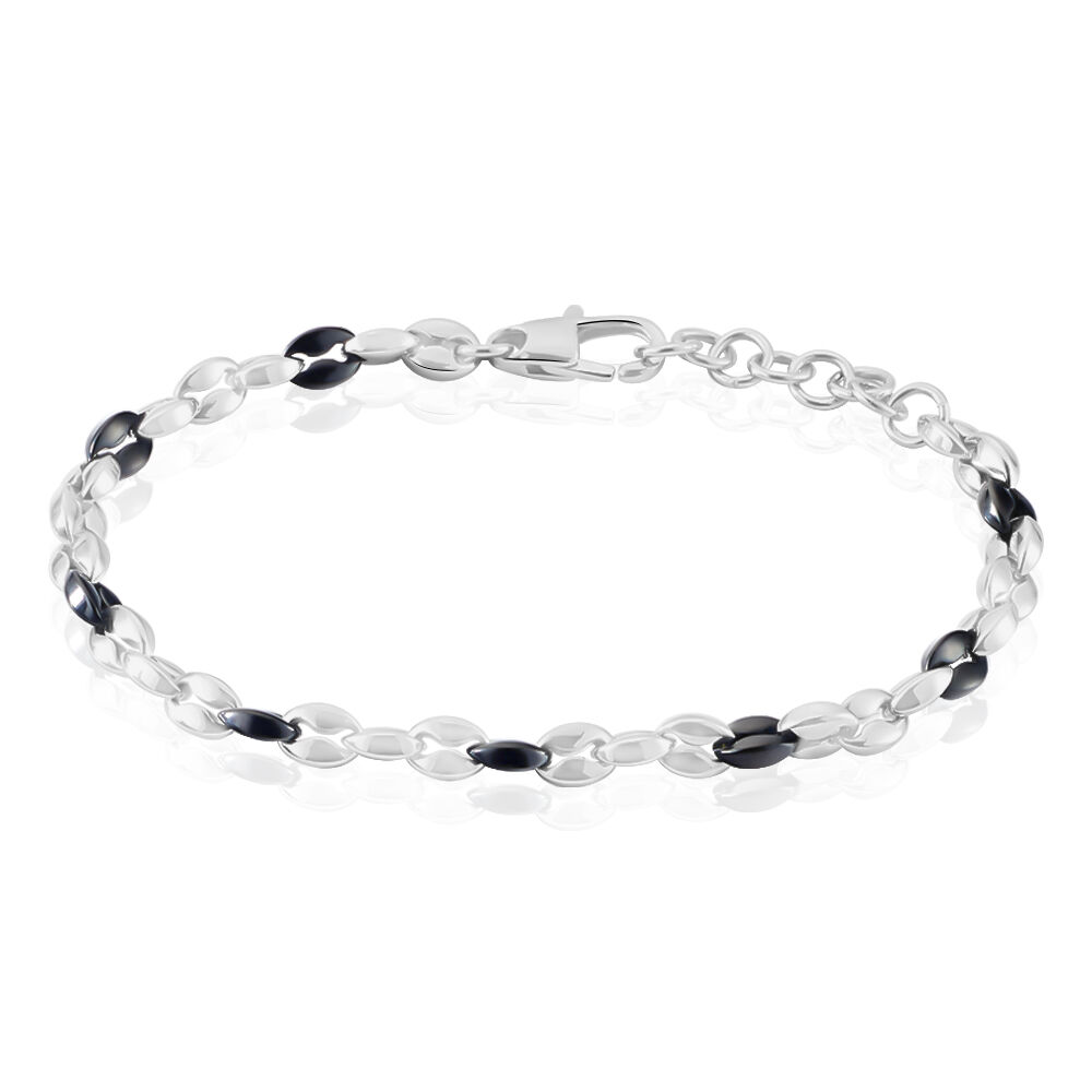 Bracelet Ludwig Acier Bicolore - Bracelets chaînes Homme | Marc Orian