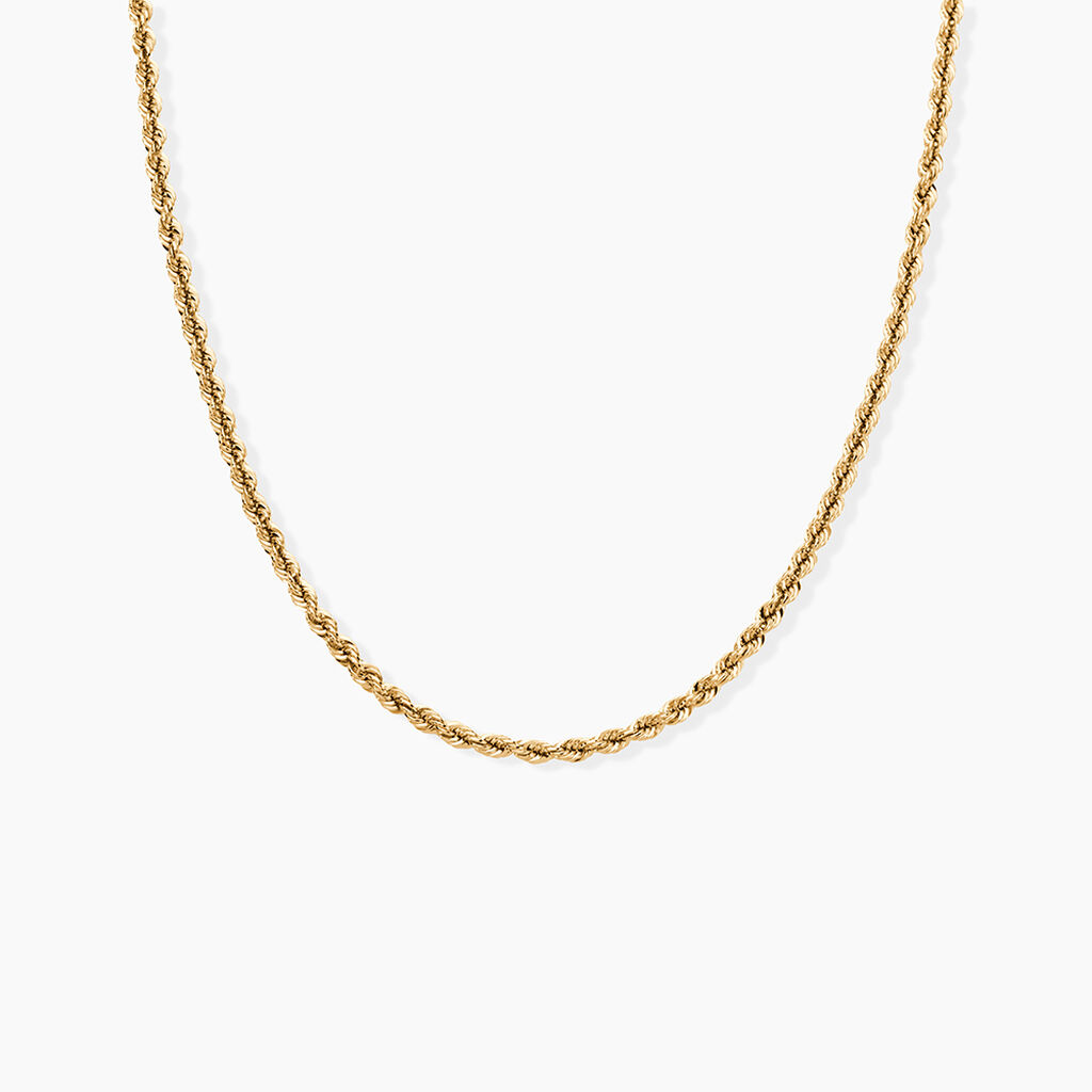 Collier Jerry Or Jaune - Chaines Famille | Marc Orian