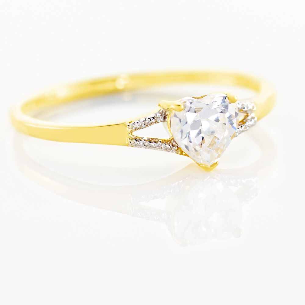 Bague Grishilda Or Jaune Oxyde Oxyde - Solitaires Femme | Marc Orian