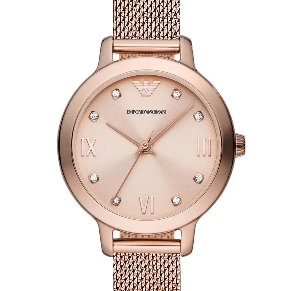 Emporio armani rose gold watch online