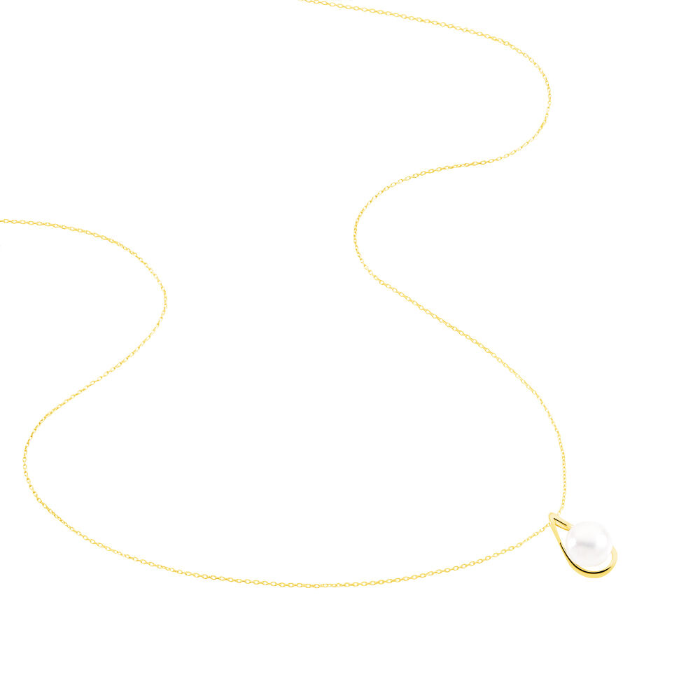 Collier Isaure Or Jaune Perle De Culture - Colliers avec pierres Femme | Marc Orian