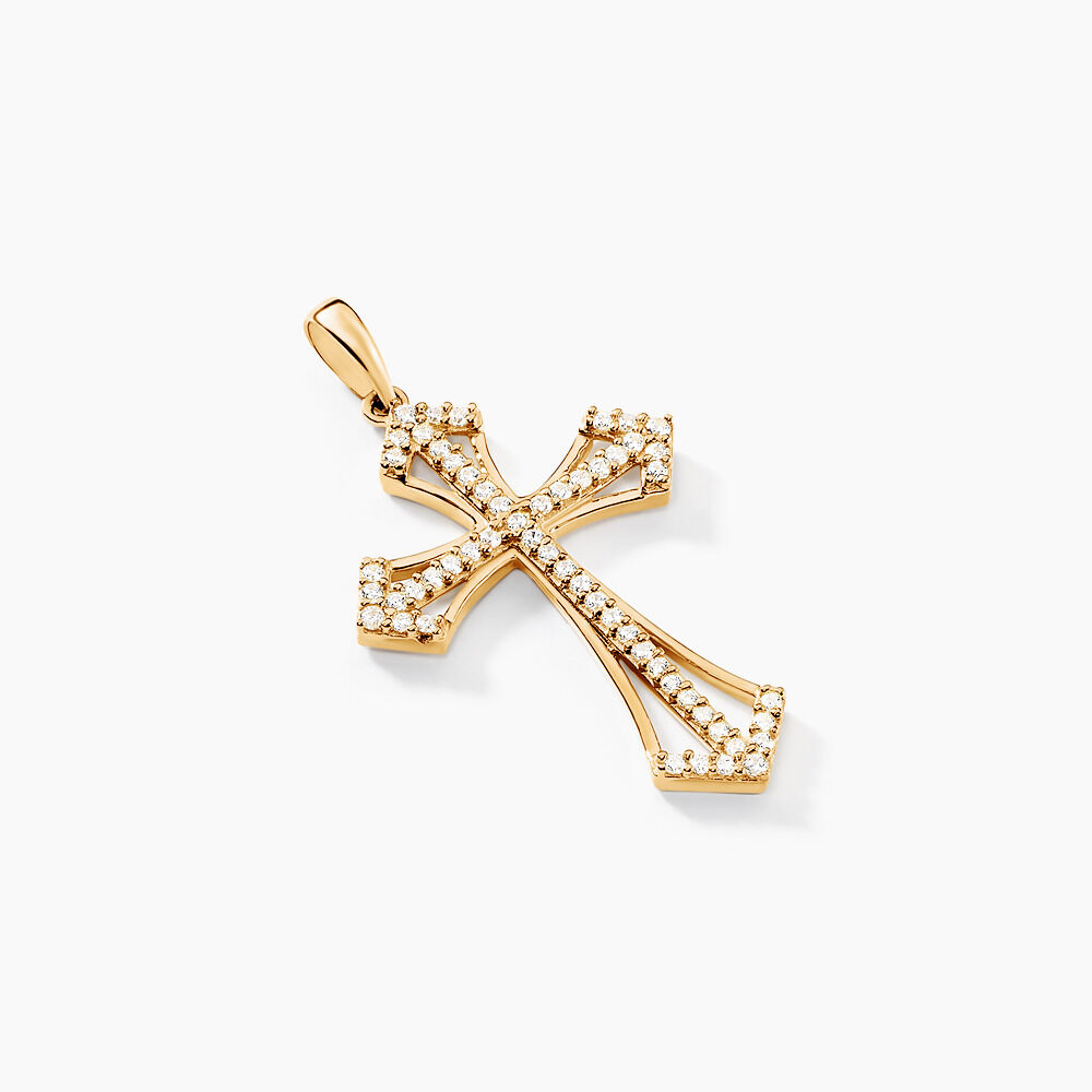 Pendentif Corneliu Or Jaune Oxyde De Zirconium - Pendentifs Femme | Marc Orian